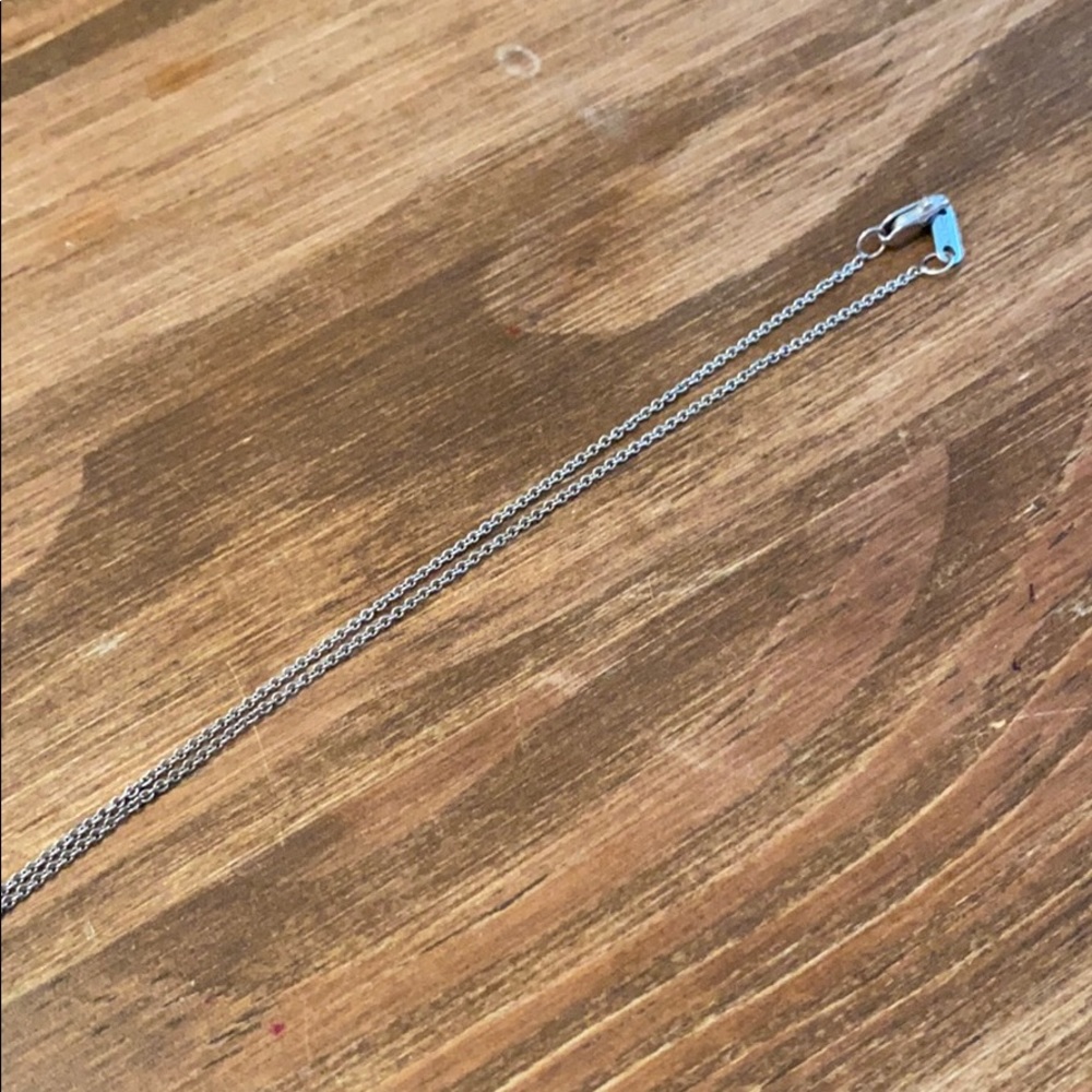 Italian silver chain.